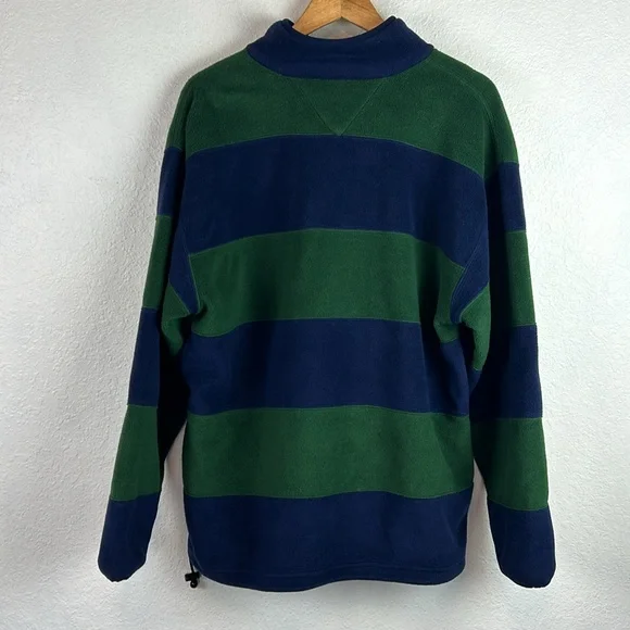 Vintage 90’s Y2K Tommy Hilfiger fleece oversized pullover men’s M - Picture 7 of 7